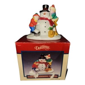 Vintage Lemax Dickensvale Christmas village figures